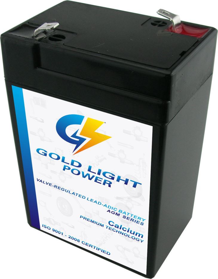 6V4.5AH VRLA UPS Emergency Light Security Alarm Sound Power Equipment Toy Bicycle RC Car Battery